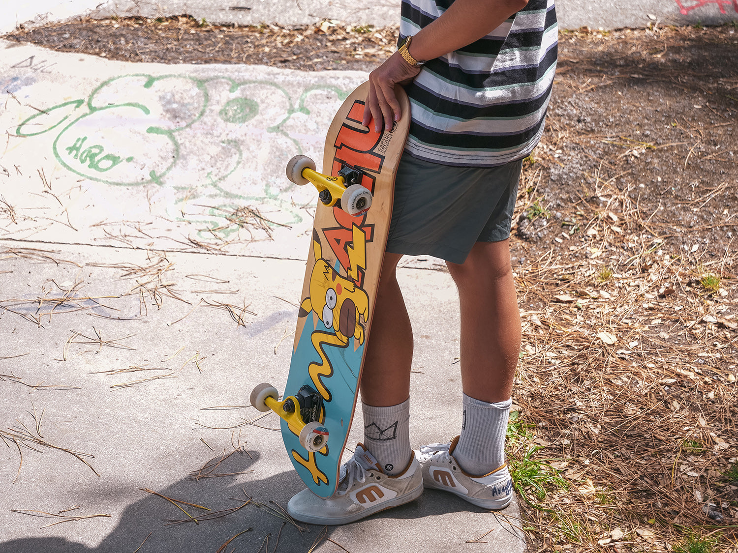 CARTEL SKATEBOARDS - HOMACHU - YELLOW SKATEBOARD COMPLETE