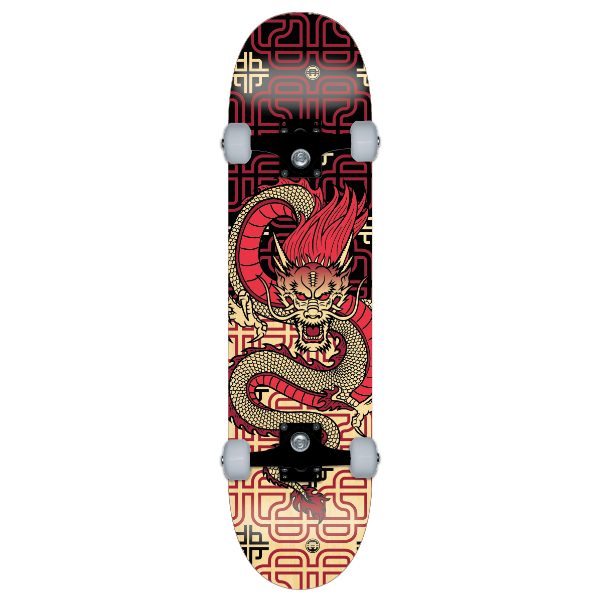 CARTEL SKATEBOARDS - DRAAK - RED SKATEBOARD COMPLETE