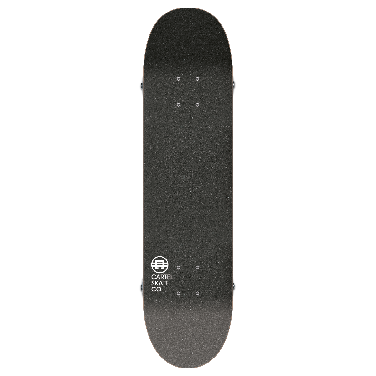 CARTEL SKATEBOARDS - GLITCH - BLACK SKATEBOARD COMPLETE
