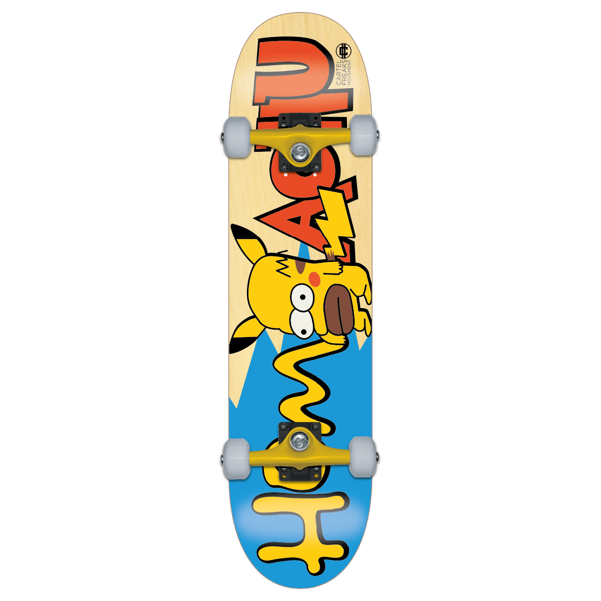 CARTEL SKATEBOARDS - HOMACHU - YELLOW SKATEBOARD COMPLETE