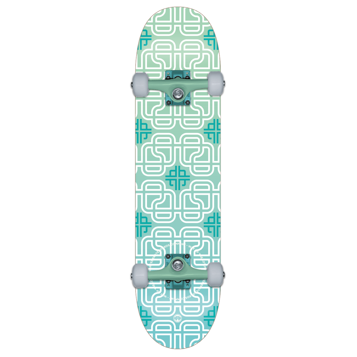 PROHIBITION - LOTUS - JADE   SKATEBOARD COMPLETE