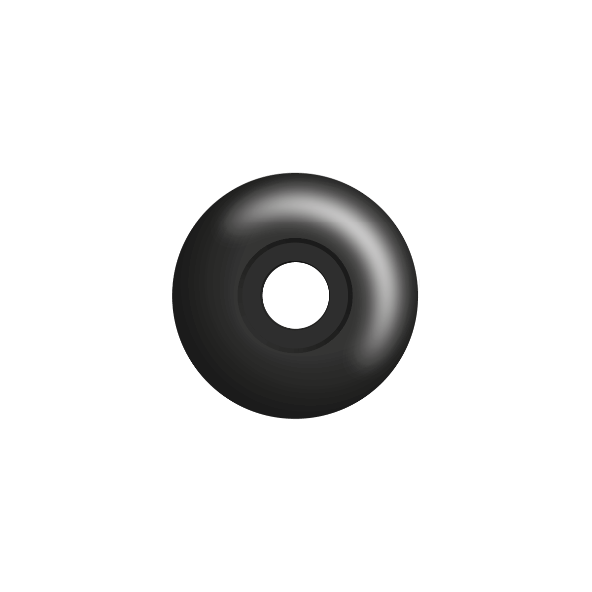 CARTEL SKATEBOARDS - BLACK BLANK WHEELS