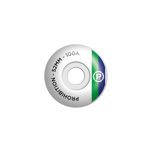 PROHIBITION RACEBAND WHEELS - GREEN/ROYAL
