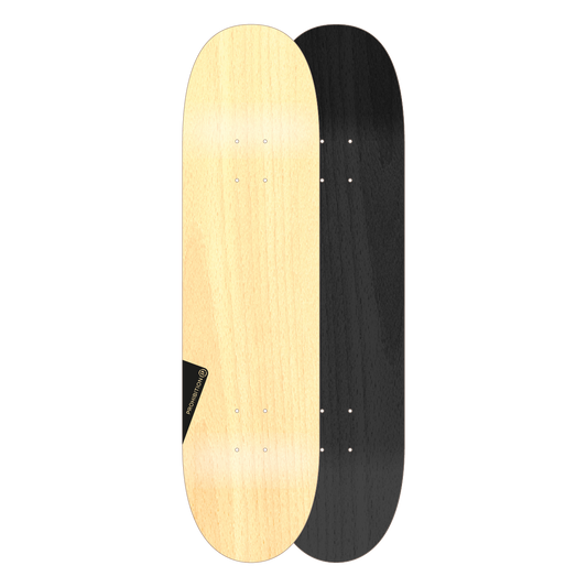 CARTEL SKATEBOARDS - BLANK DECK BLACK/ NATURAL