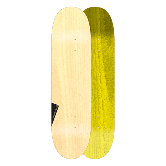 CARTEL SKATEBOARDS - BLANK DECK GREEN/ YELLOW