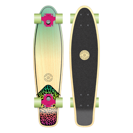 CARTEL SKATEBOARDS - FLUOPARD RETROWOOD 28