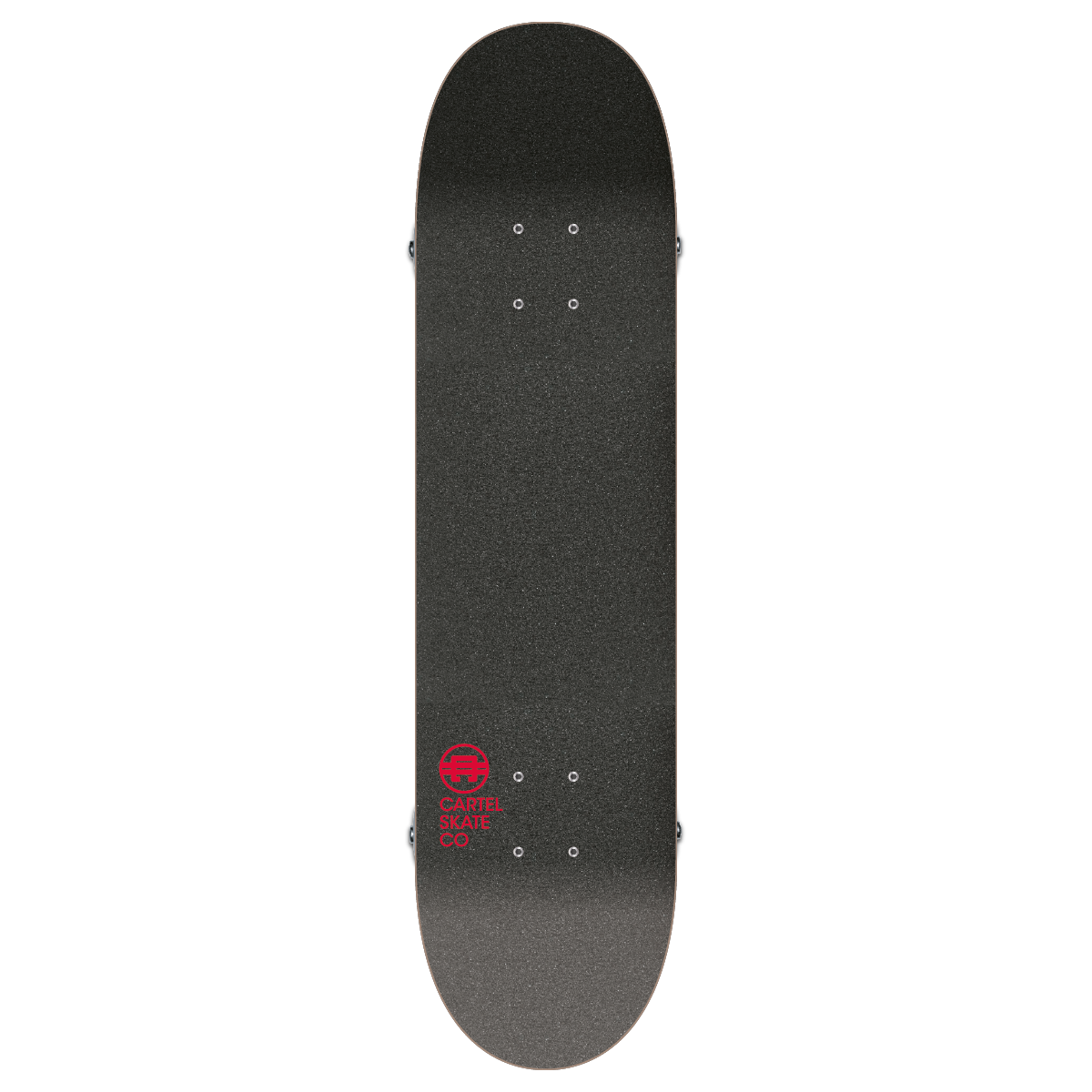 CARTEL SKATEBOARD - ABOVE - GREY SKATEBOARD COMPLETE