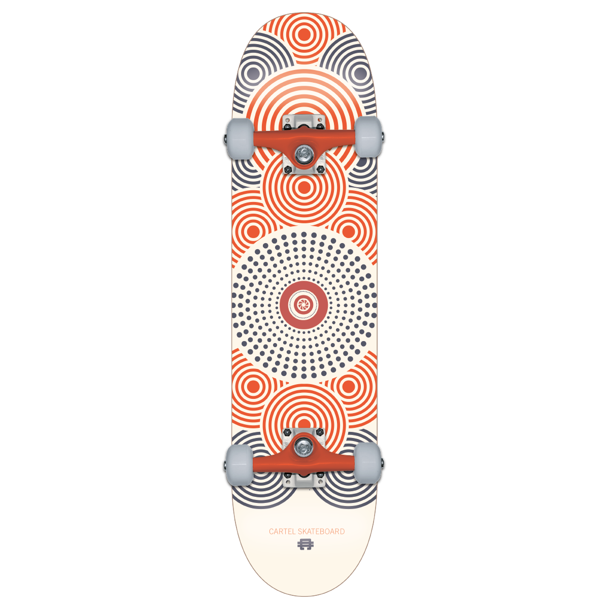 CARTEL SKATEBOARDS - CAMERA CLUB - BEIGE SKATEBOARD COMPLETE