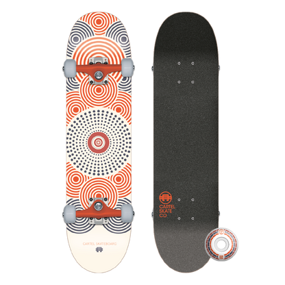 CARTEL SKATEBOARDS - CAMERA CLUB - BEIGE SKATEBOARD COMPLETE