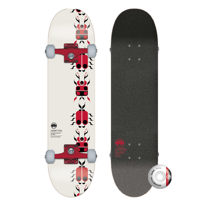 CARTEL SKATEBOARDS - INSEKTION - CREAM SKATEBOARD COMPLETE