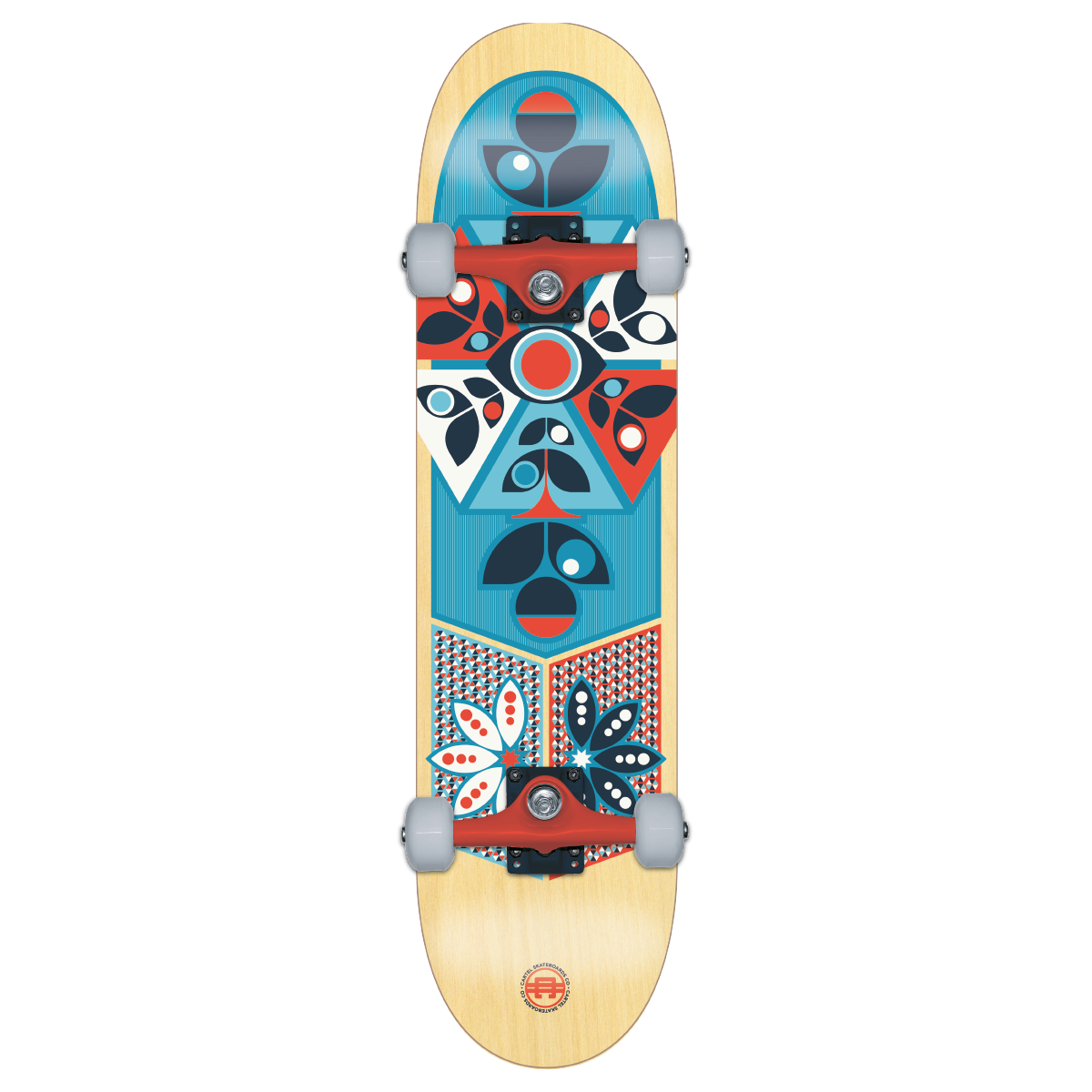 CARTEL SKATEBOARDS - OPIUM - BLUE SKATEBOARD COMPLETE