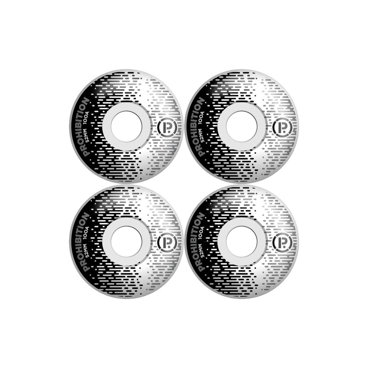 PROHIBITION - GRADO WHEELS - BLACK/SILVER