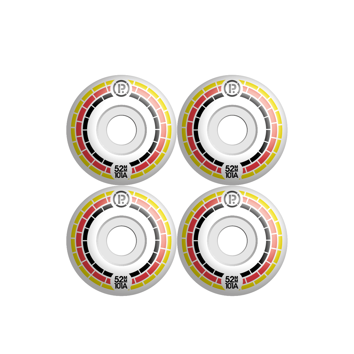 PROHIBITION - CARTEL SKATEBOARDS - MOSAIC WHEELS -BLACK/RED/GREEN