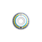 PROHIBITION - MOSAIC WHEELS - BLUE/YELLOW