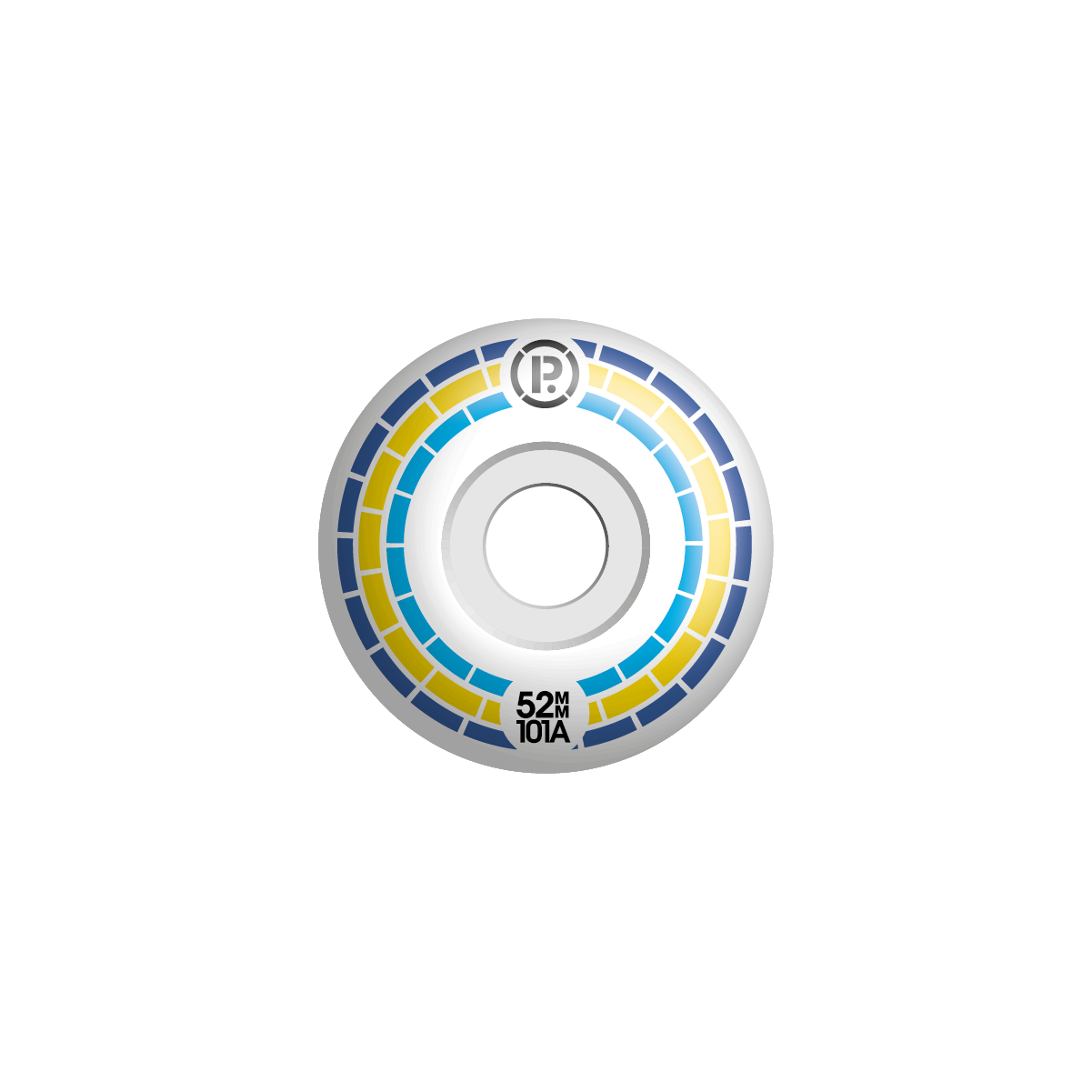 PROHIBITION - MOSAIC WHEELS - BLUE/YELLOW