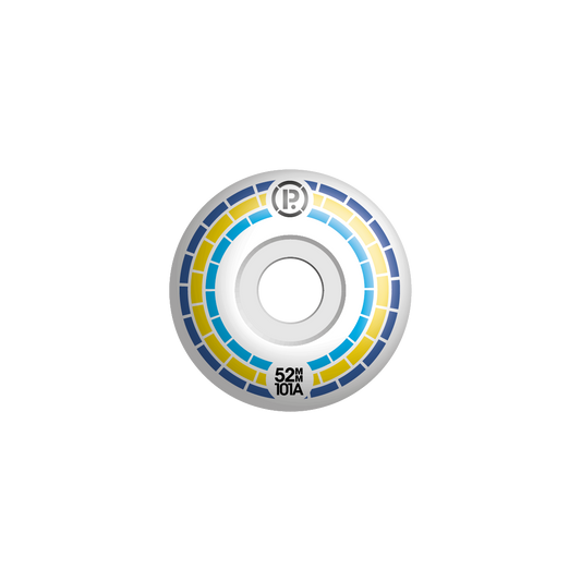 PROHIBITION - MOSAIC WHEELS - BLUE/YELLOW