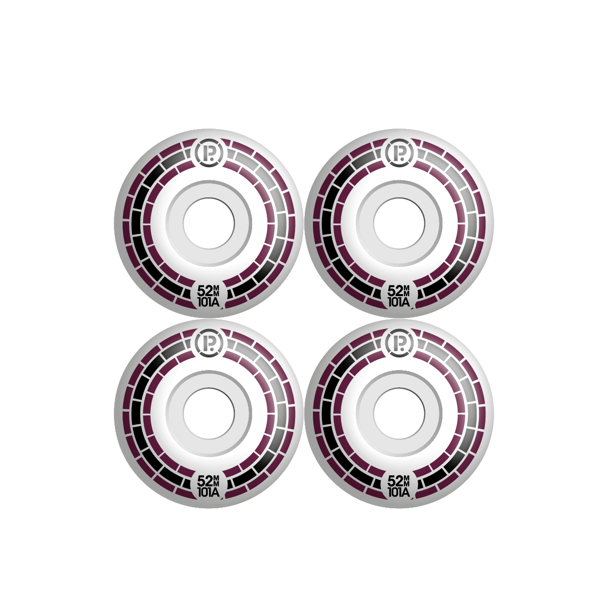 PROHIBITION - MOSAIC WHEELS - CLARET/BLACK/CLARET