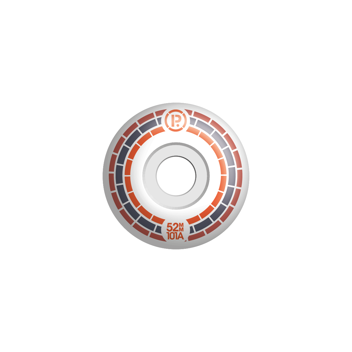 PROHIBITION MOSAIC WHEELS - ORANGE/GREY/RED