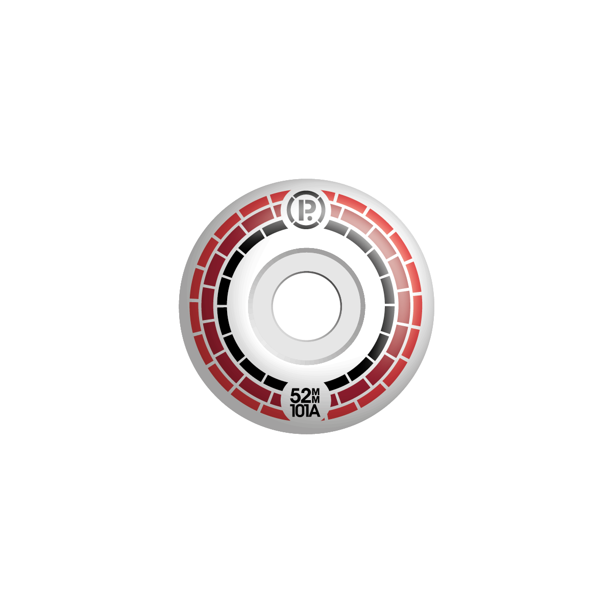 PROHIBITION- MOSAIC WHEELS - RED/RED