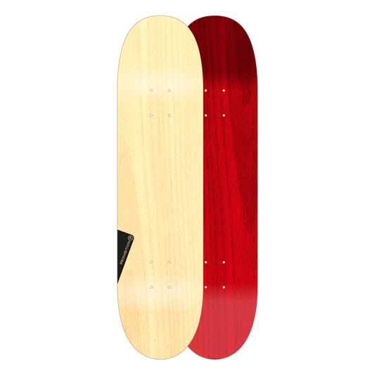 BLANK DECK RED/ NATURAL