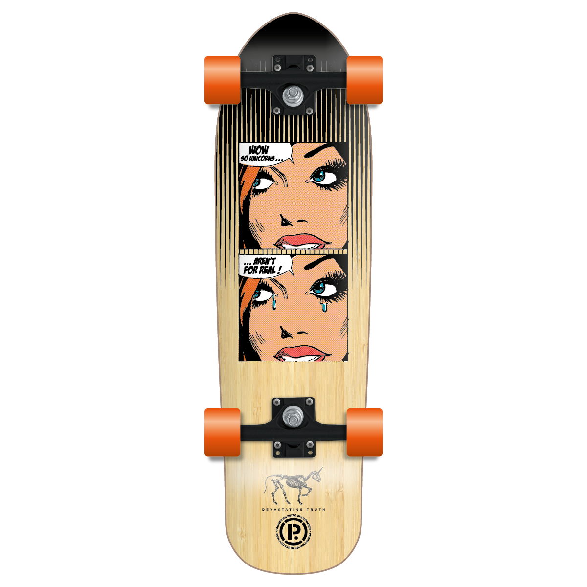 PROHIBITION RETRO-MINI SKATEBOARDS 28.5