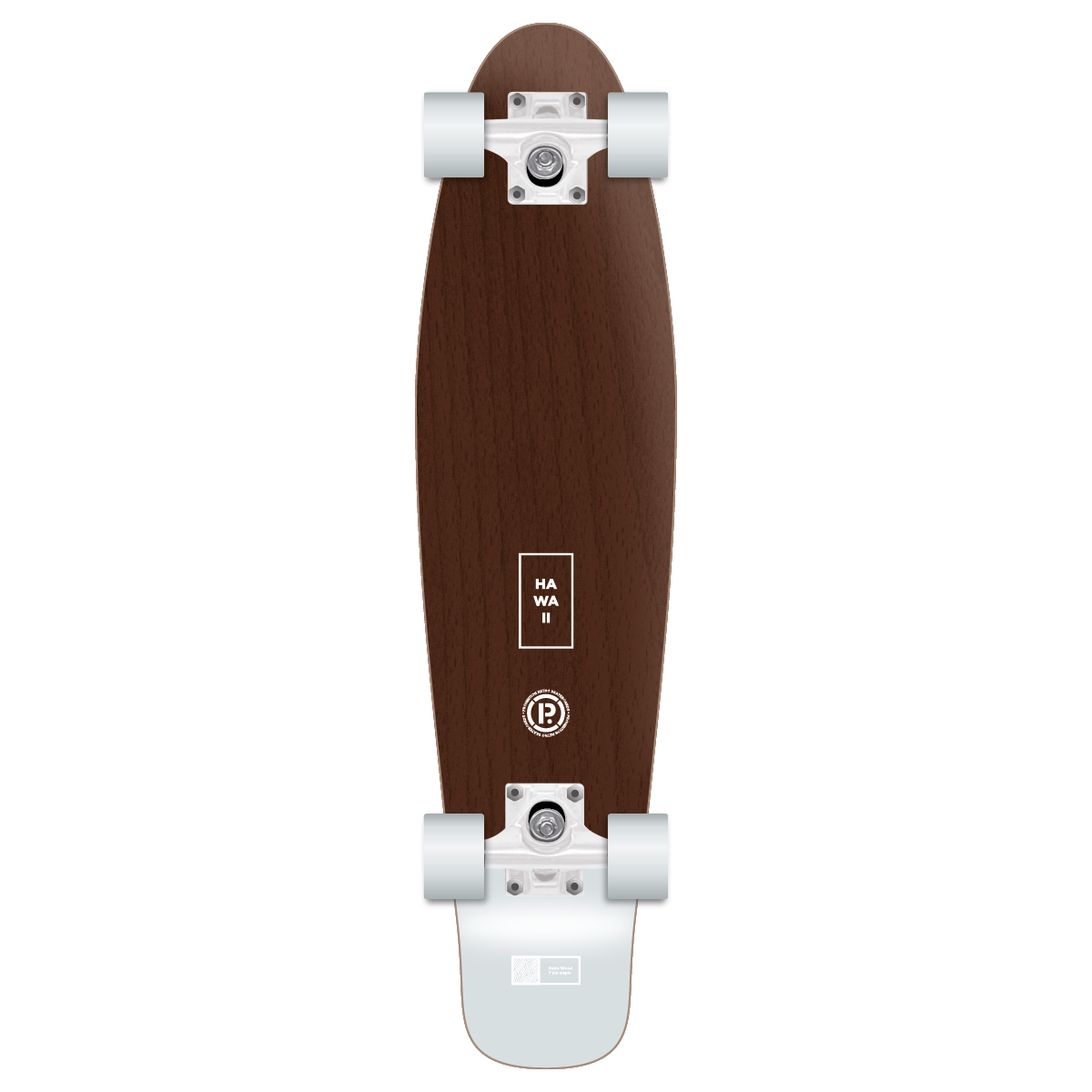 PROHIBITION- HAWAII RETROWOOD SKATEBOARD 28