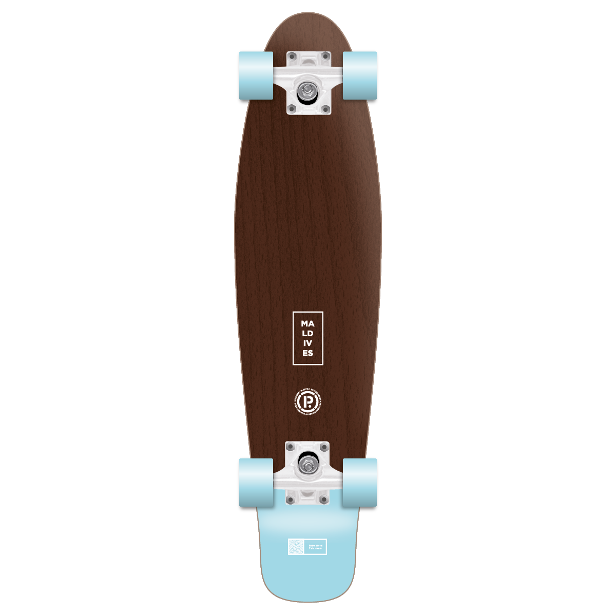 PROHIBITION - MALDIVES RETROWOOD SKATEBOARD 28