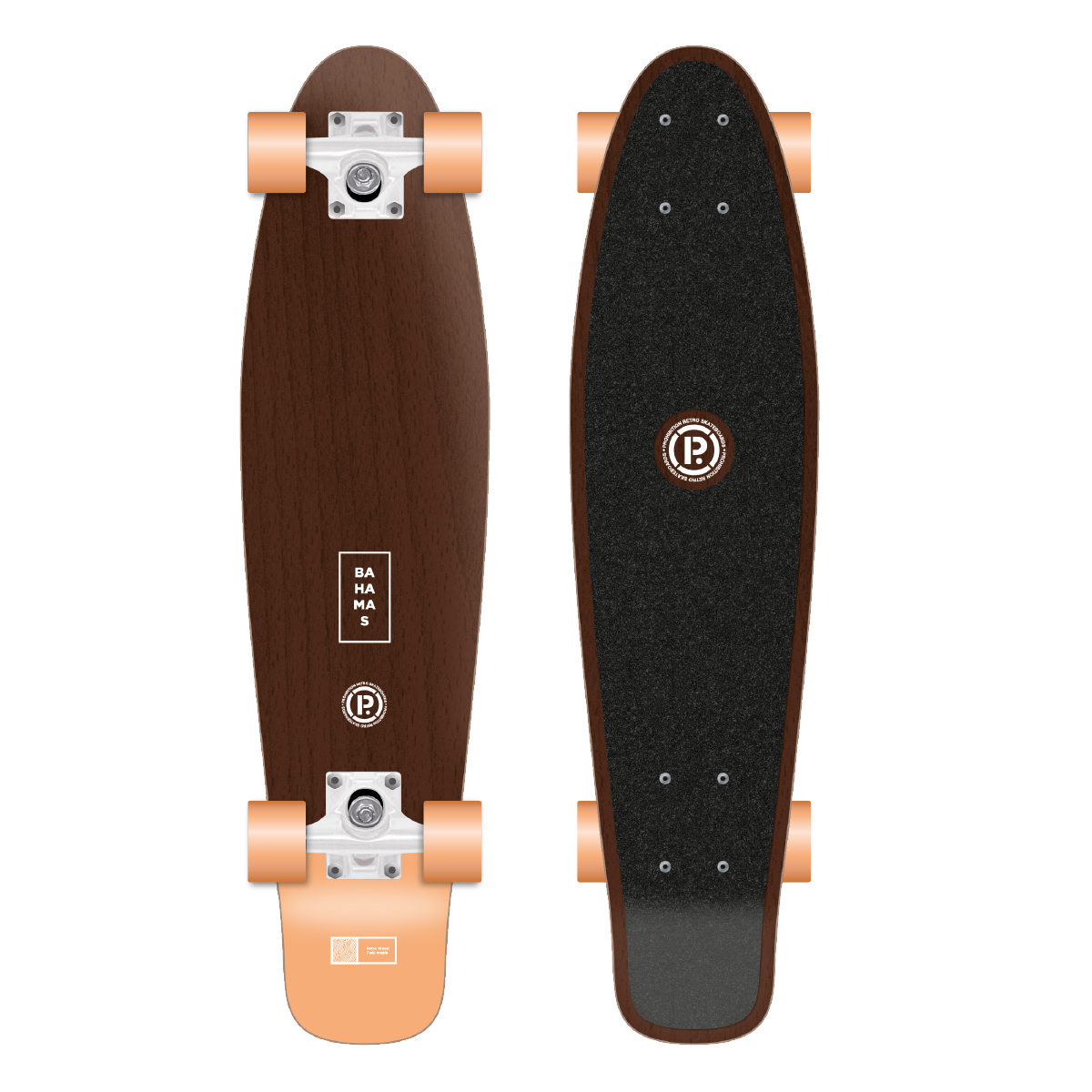 PROHIBITION SKATEBOARDS - BAHAMAS RETROWOOD 28