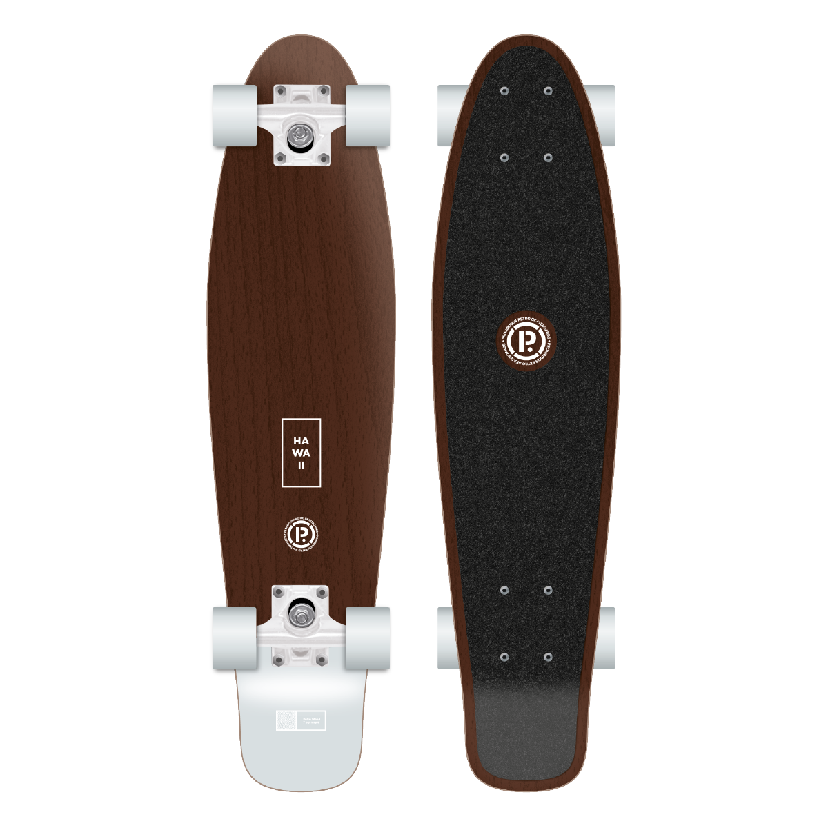 PROHIBITION- HAWAII RETROWOOD SKATEBOARD 28