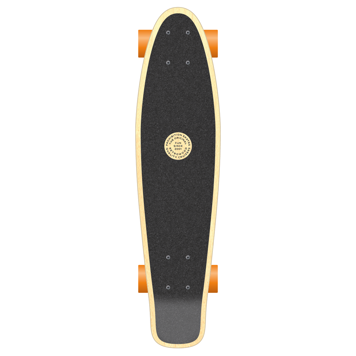 PROHIBITION SKATEBOARDS - BIG FOOT RETROWOOD 28