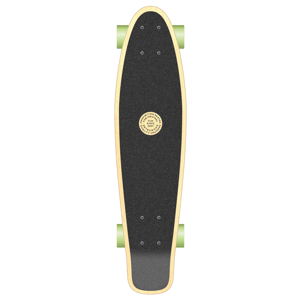 CARTEL SKATEBOARDS - FLUOPARD RETROWOOD 28